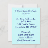 私達に移動動かされた島ハワイ熱帯Tikiがあります 案内状 (裏面)