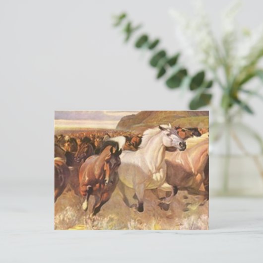 私達に絶えず動いた移動動かされた馬のムスタングがあります 案内状 (スタンド正面)