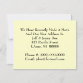 私達に絶えず動いた移動動かされた馬のムスタングがあります 案内状 (裏面)