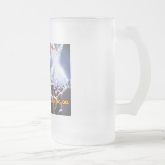 私達に言っているあなたのマネージャーは行くなりますマグ フロストグラスビールジョッキ (右)