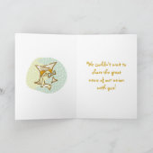 私達に駆け落ちされた発表または多数が結婚式の必要性あります 案内状 (内部)