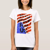 私達のために働きます Tシャツ (正面)