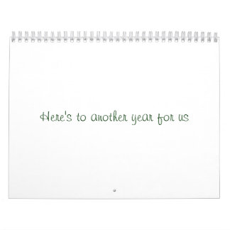私達のための別の年にここにあります カレンダー