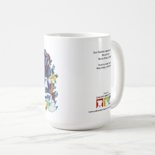 私達のウサギに人格があります! コーヒー・マグ コーヒーマグカップ (正面右)