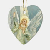 私達のクリスマスの天使 セラミックオーナメント (左)