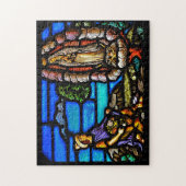 私達のグアダルペNuestra女性Senoraステンドグラス ジグソーパズル (縦)