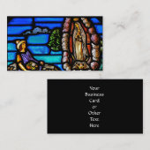 私達のグアダルペNuestra女性Senoraステンドグラス 名刺 (正面/裏面)