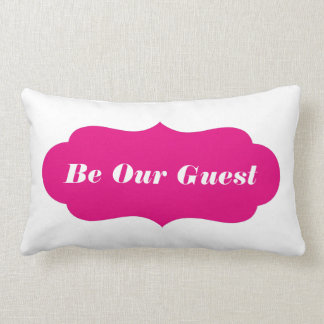 私達のゲストあって下さい(またはカスタムな文字が) ランバークッション