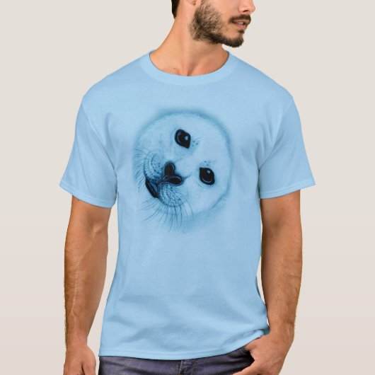 「私達のシール」のベビーのタテゴトアザラシ救って下さい Tシャツ (正面)