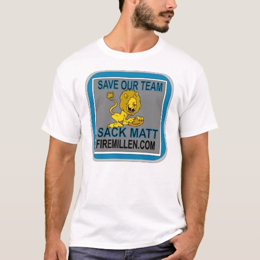 私達のチームを救って下さい Tシャツ (正面)