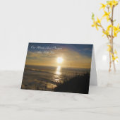 私達のハートおよび祈りの言葉はあなたとあります カード (黄色い花)