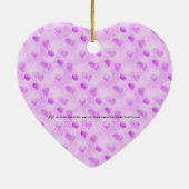 私達のハートのオーナメント常にで セラミックオーナメント (裏面)