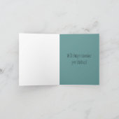 私達のハートの底はyous感謝していしています サンキューカード (内部)