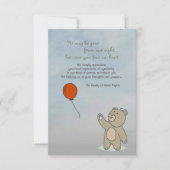 私達のハートの死別常にでありがとう サンキューカード (正面)