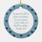 私達のハートの永久に青:  記念物:  オーナメント (裏面)