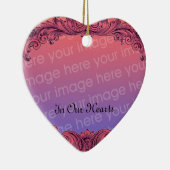 私達のハートの記念の捧げ物の赤いヴィンテージV5 セラミックオーナメント (右)