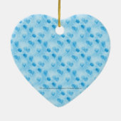 私達のハートの青いオーナメント常にで セラミックオーナメント (裏面)