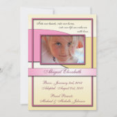 私達のハートの~の採用の発表に 案内状 (正面)