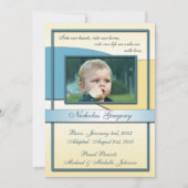 私達のハートの~の採用の発表に 案内状 (正面)