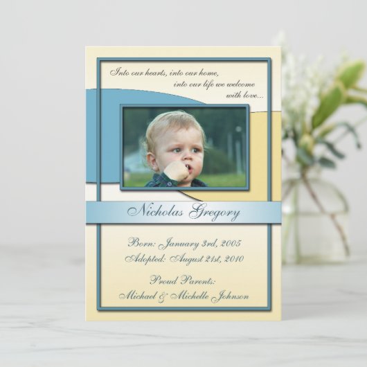 私達のハートの~の採用の発表に 案内状 (スタンド正面)