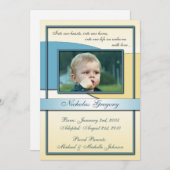 私達のハートの~の採用の発表に 案内状 (正面/裏面)