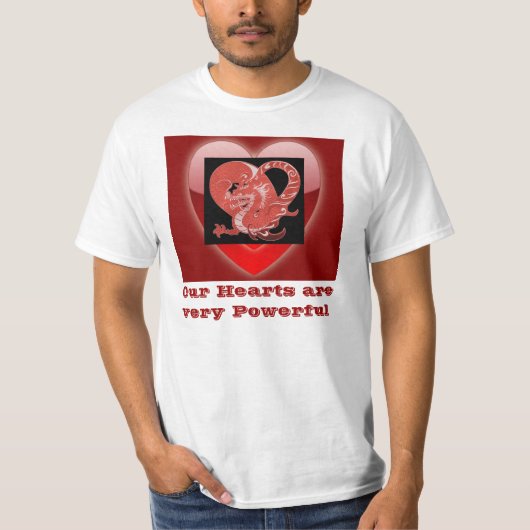 私達のハートメンズワイシャツ Tシャツ (正面)