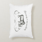 私達のヒツジ-おもしろいなヴィンテージの農場に戻ろう アクセントクッション (正面(垂直))