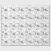 私達のヒツジ-おもしろいなヴィンテージの農場に戻ろう ラッピングペーパー (フラット)