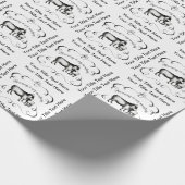 私達のヒツジ-おもしろいなヴィンテージの農場に戻ろう ラッピングペーパー (角)