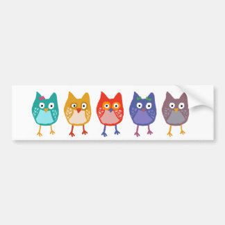 私達のフクロウ バンパーステッカー