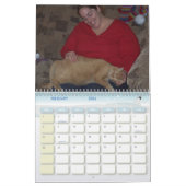 私達のマンゴの子犬 カレンダー (2月 2026)