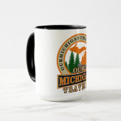 私達のミシガン州は公式のロゴのマグ移動します マグカップ (正面左)