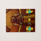 私達のモダンなデジタル芸術の黒いエジプトの王女 ジグソーパズル (横)