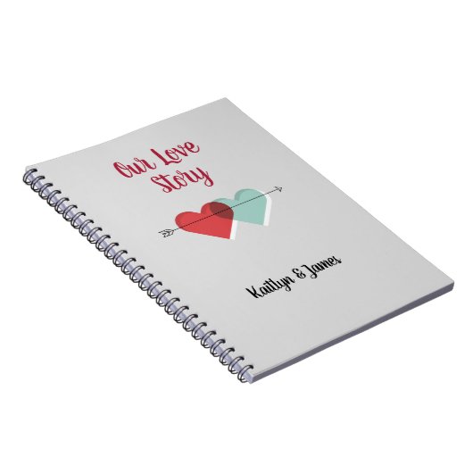 私達のラブストーリーを個人化して下さい ノートブック (右側)