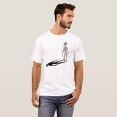 私達のロゴの現れているエイリアン背部によって Tシャツ (正面フル)