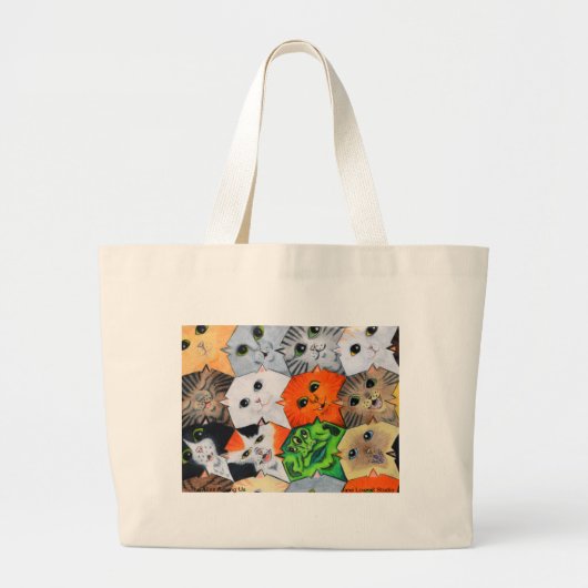 私達の中のエイリアントートバック ラージトートバッグ (正面)