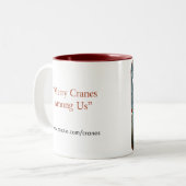 私達の中のメリーなクレーン ツートーンマグカップ (正面左)