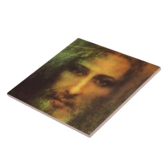 私達の主および救助者、イエス・キリストの神聖な顔 タイル (側面)