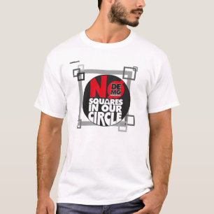 私達の円DEMGのワイシャツの正方形無し Tシャツ