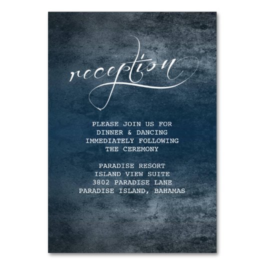 私達の冒険は結婚披露宴カードを始めます テーブルナンバー (正面)