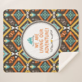 私達の冒険住んでいます シェルパブランケット (正面(横))