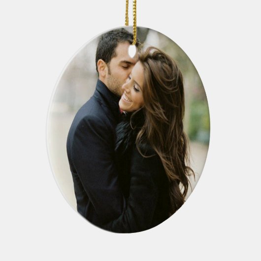 私達の初めてのクリスマスのオーナメント|の休日 セラミックオーナメント (右)