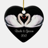 私達の初めてのクリスマスのオーナメント セラミックオーナメント (裏面)