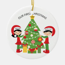 私達の初めてのクリスマスのパーソナライズなクリスマス
