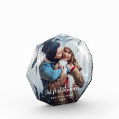 私達の初めてのクリスマスの写真のブロックOをつないで下さい フォトブロック (左)