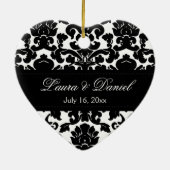 私達の初めてのクリスマスの記念品のオーナメント セラミックオーナメント (裏面)