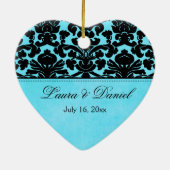 私達の初めてのクリスマスの記念品のオーナメント セラミックオーナメント (裏面)