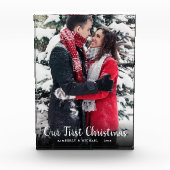 私達の初めてのクリスマスは一緒に休日をつなぎます フォトブロック (正面)