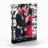 私達の初めてのクリスマスは一緒に休日をつなぎます フォトブロック (左)