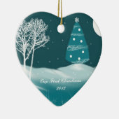 私達の初めてのクリスマス2012のオーナメント セラミックオーナメント (右)
